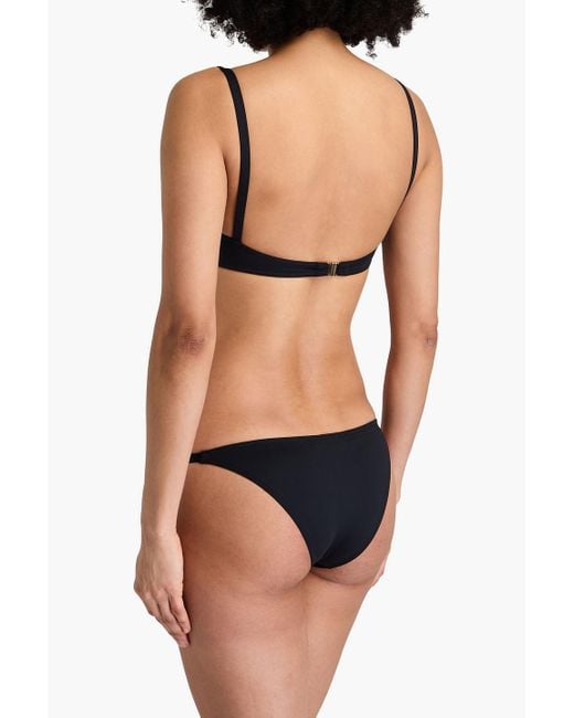 Melissa Odabash Black Ecuador tief sitzendes bikini-höschen