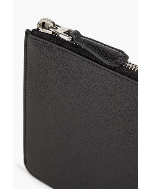 Dunhill Black Printed Pebbled-leather Pouch for men
