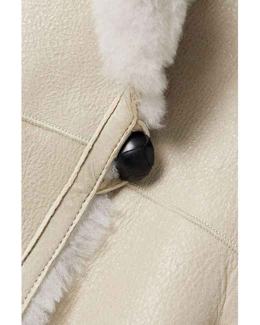 Isabel Marant White Elanore Shearling Jacket