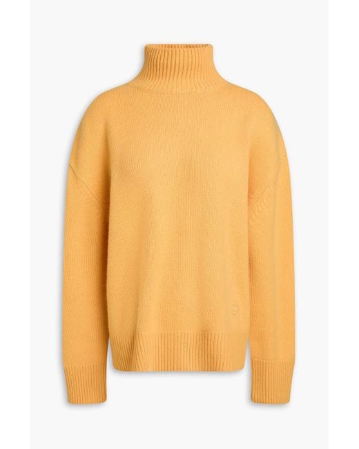 Tory Burch Orange Rollkragenpullover aus kaschmir