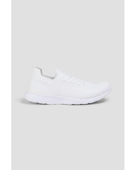 Athletic Propulsion Labs White Techloom Breeze Mesh Sneakers for men