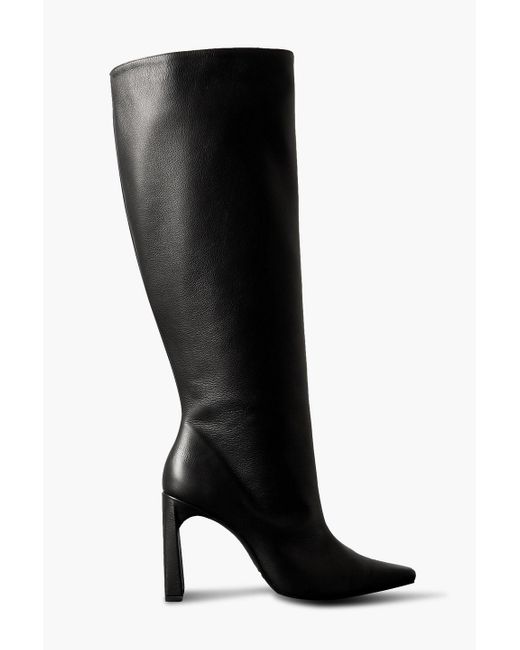 By Far Black Mimi Cuttrell Leather Knee Boots
