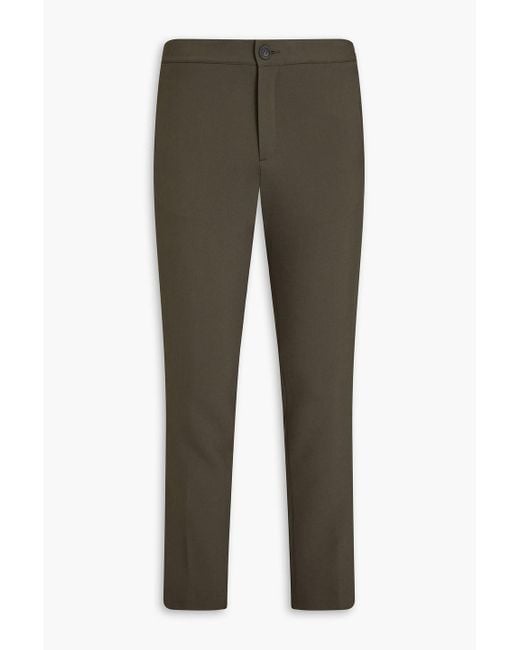 Sandro Green Slim-fit Woven Pants for men