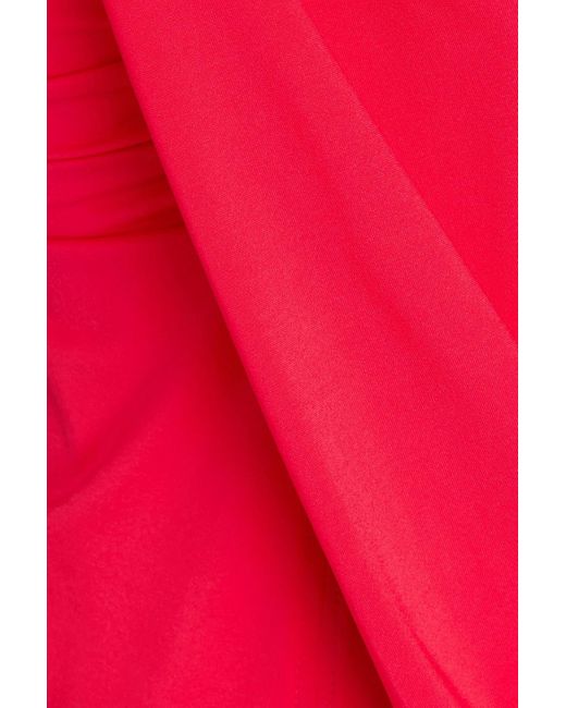 J.W. Anderson Pink Kleid aus stretch-jersey mit asymmetrischer schulterpartie