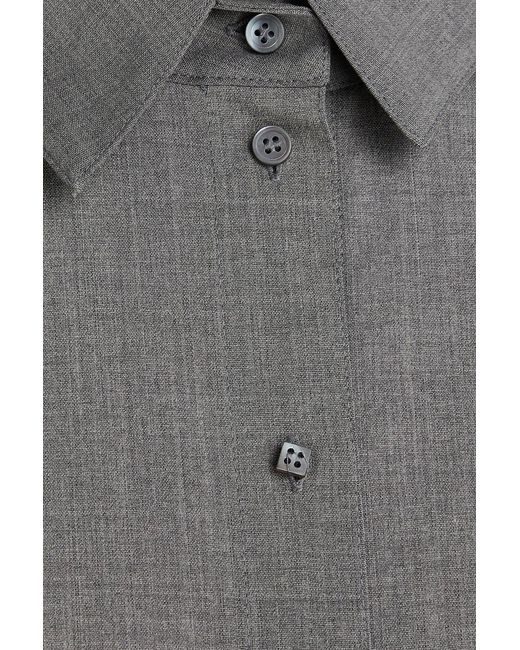 Jacquemus Gray D'homme Wool-blend Shirt