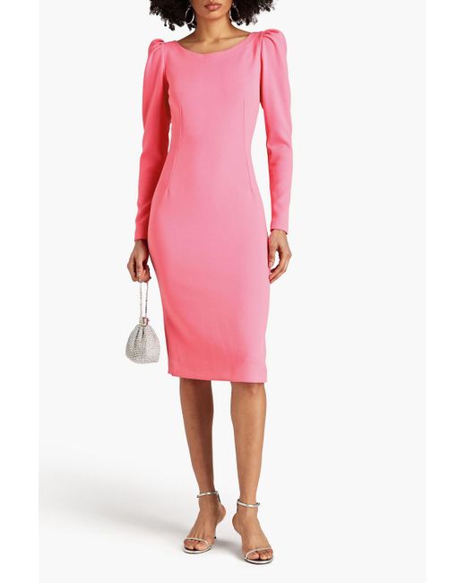Dolce & Gabbana Pink Crepe Dress