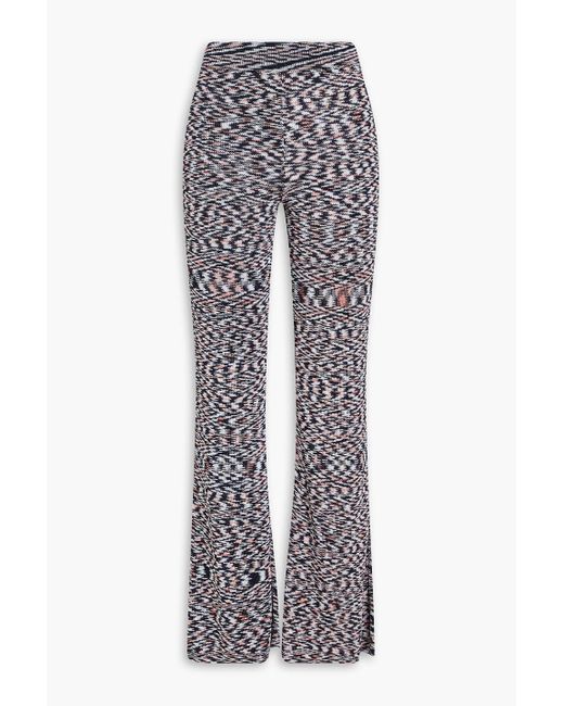 Missoni Blue Space-dyed Flared Pants