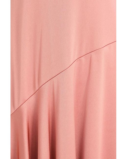 Alex Perry Pink Strapless Cady Dress
