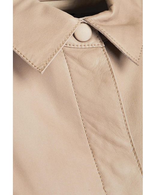 Emporio Armani Natural Leather Shirt
