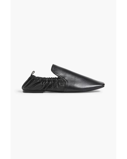 A.Emery Black Delphine Leather Loafers