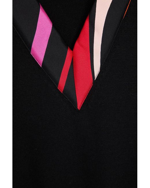 Emilio Pucci Black Wool Sweater