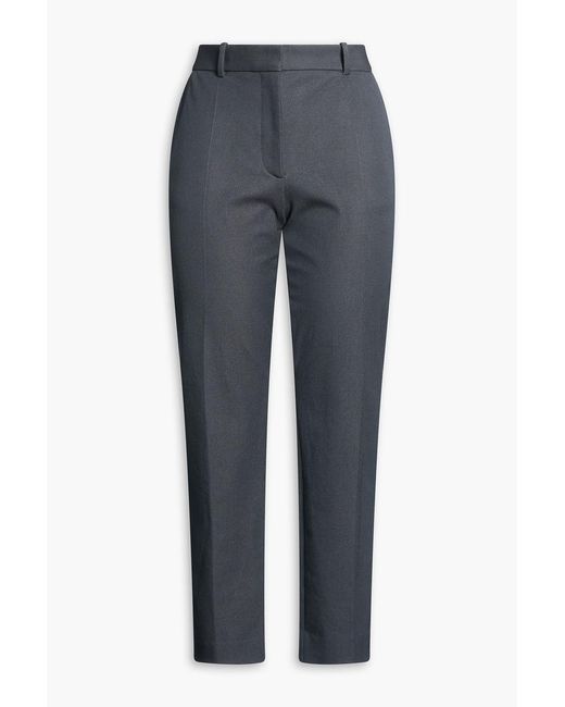 Joseph Blue Coleman Stretch-gabardine Slim-leg Pants