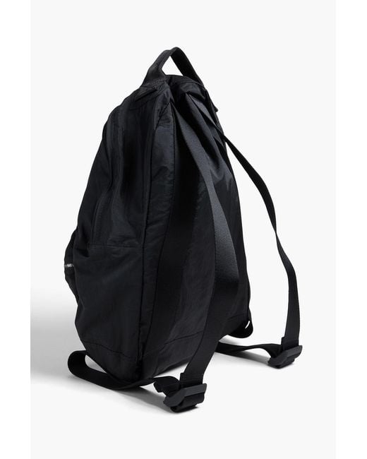 Stone Island Black Shell Backpack for men