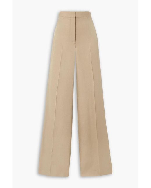 Stella McCartney Natural Lenzingtm Ecoverotm Wide-leg Pants