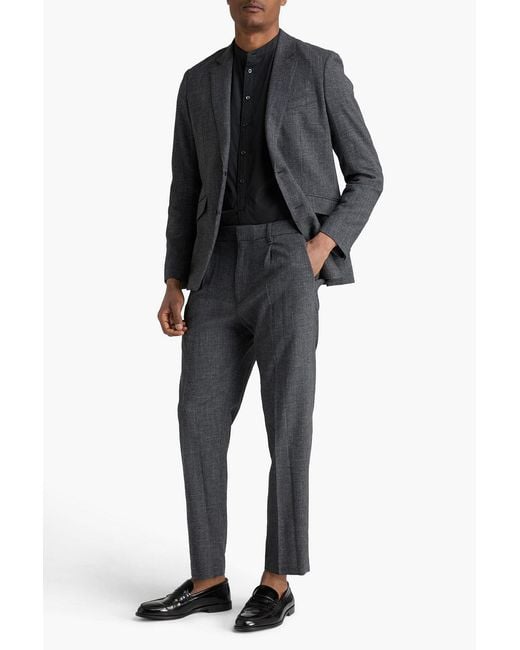 Rag & Bone Gray Evan Houndstooth Tweed Pants for men
