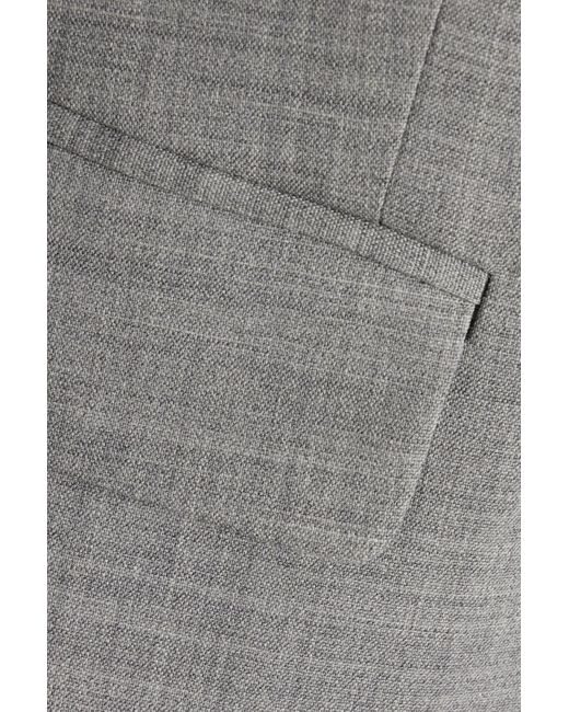 Brunello Cucinelli Gray Blazer aus einer wollmischung mit zierperlen