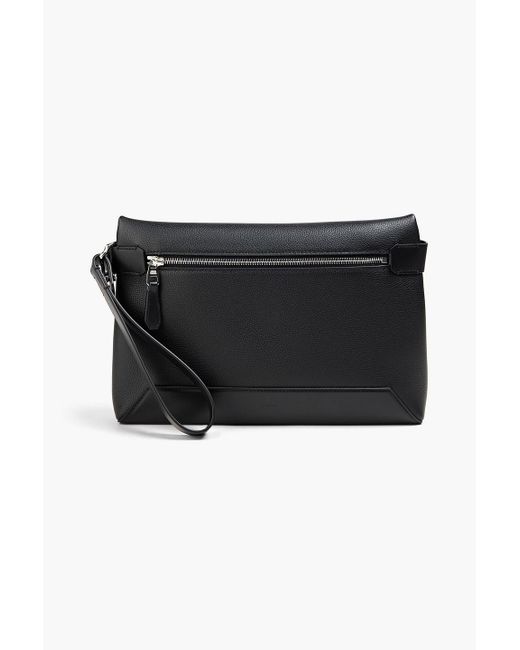 Dunhill Black 1893 Harness Pebbled-Leather Pouch for men