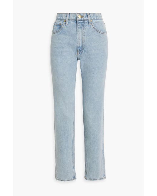 Ulla Johnson Blue Daphne High-rise Slim-leg Jeans