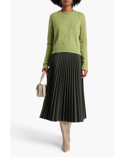 arch4 Green Kaschmirpullover "smithfield" mit zopfstrickmuster