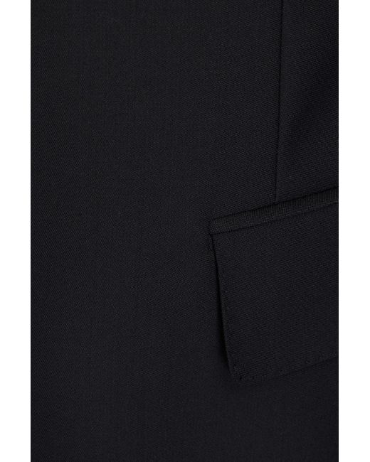 Canali Black Wool Suit Jacket for men