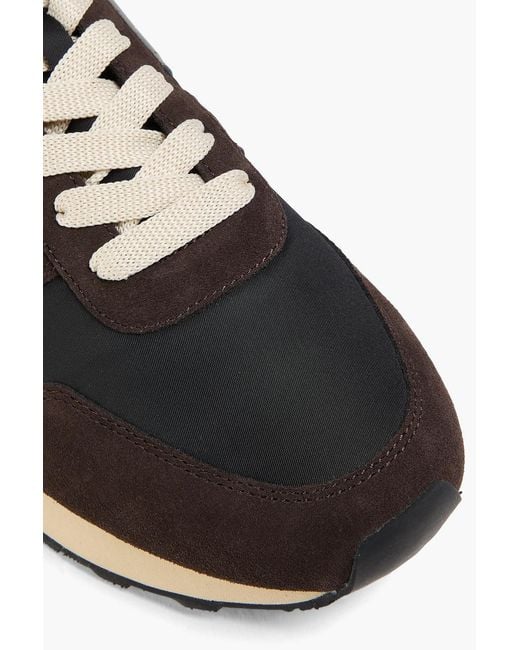 Paul Smith Brown Eighties Suede, Leather And Shell Sneakers for men