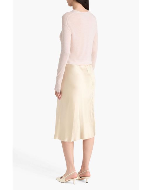 Autumn Cashmere Pink Metallic Knitted Sweater