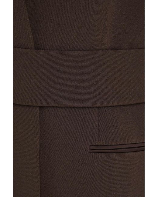 Safiyaa Brown Crepe Blazer