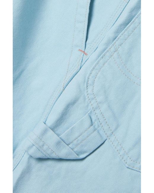 Denimist Blue Carpenter shorts aus baumwoll-piqué