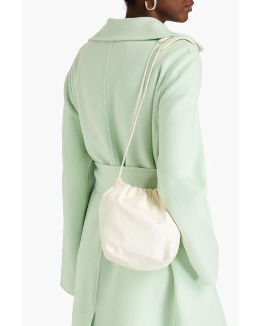 JIL SANDER SOFT BUCKET MD オリーブ JIL SANDER ☆SALE☆ 2WAYバケットバッグ SOFT DRAWKET SM (Jil