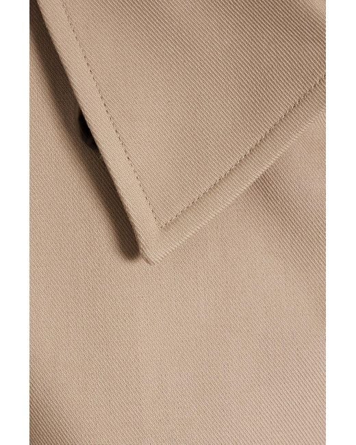 Theory Natural Cotton-gabardine Trench Coat