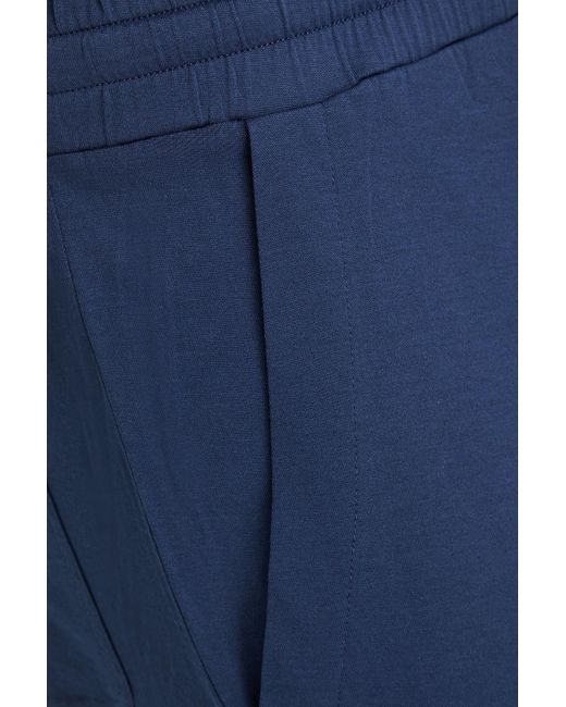 Canali Blue Cotton-jersey Track Pants for men