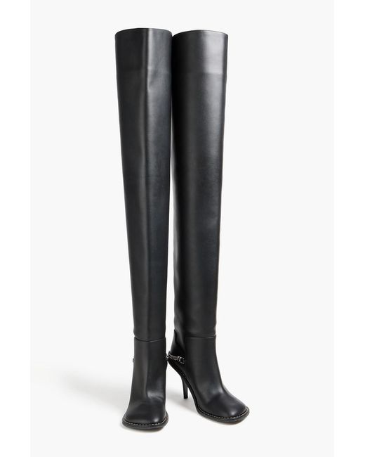 Stella McCartney Black Ryder Thigh Boots