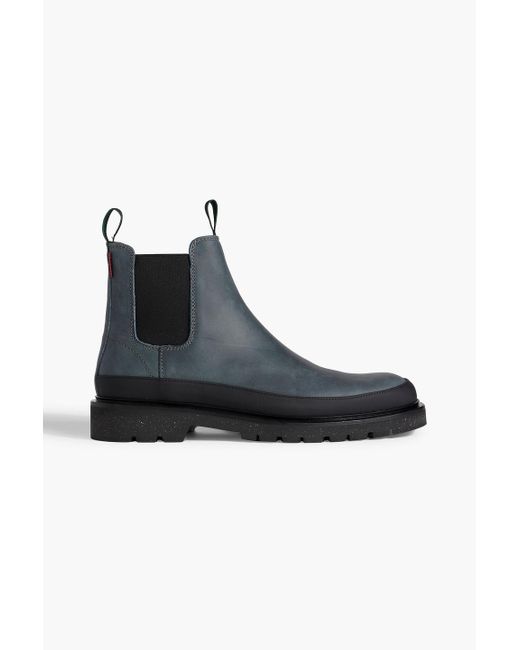 Paul Smith Black Geyser Burnished-leather Chelsea Boots for men