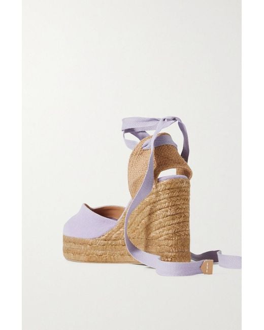 Castañer chiara 80 canvas wedge espadrilles best sale