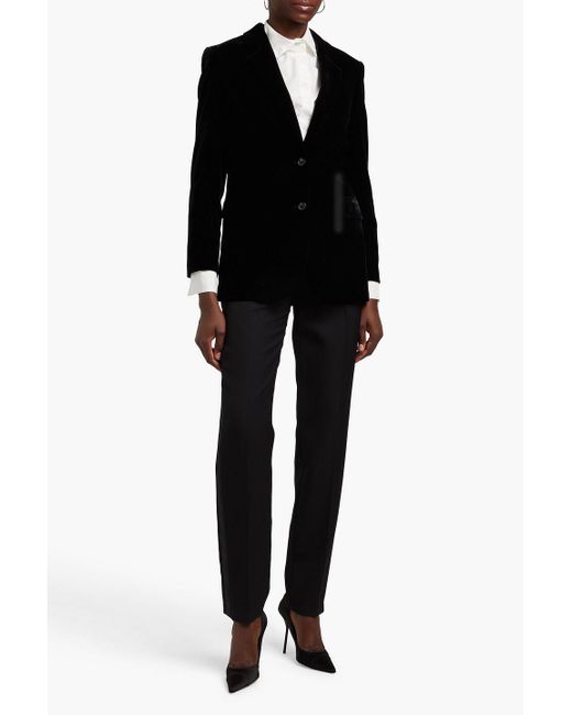 Theory black velvet blazer best sale