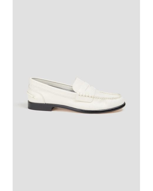 Rag & Bone White Carter Leather Loafers