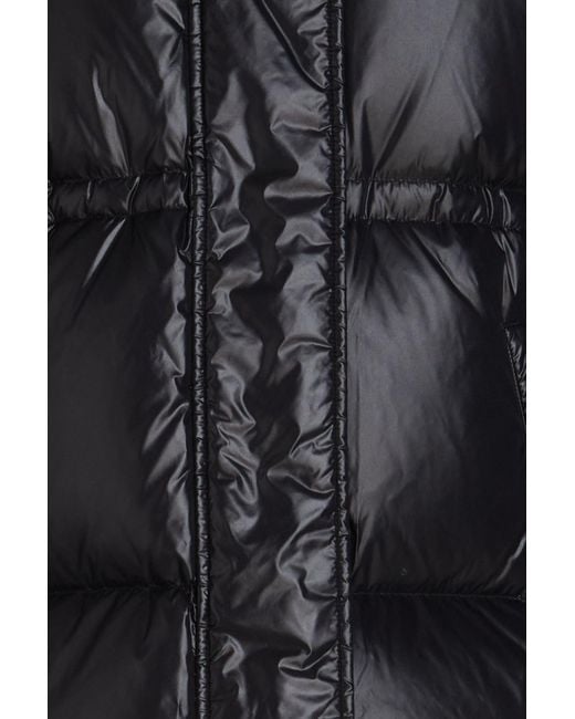 Stand Studio Black Milani Quilted Shell Down Coat