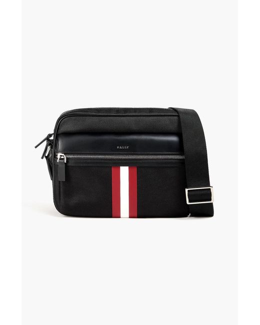 Bally Black Tharek Shell Messenger Bag for men