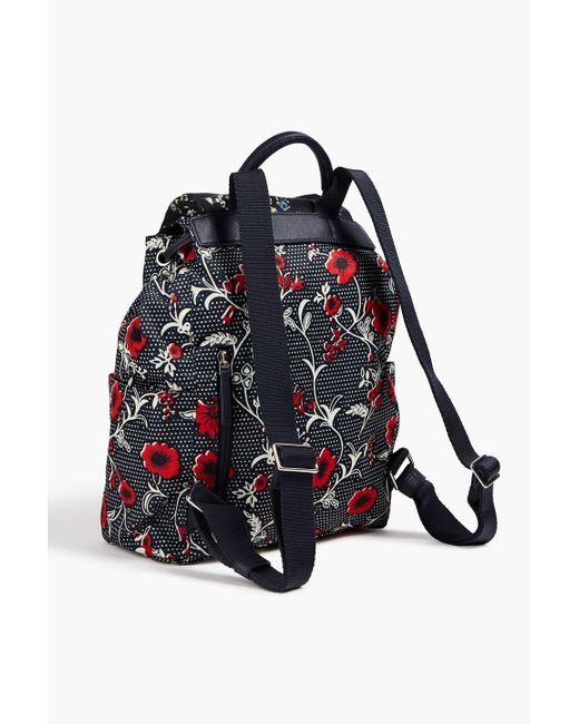 Tory Burch Floral-print Shell Backpack in Black | Lyst Canada display picture 2