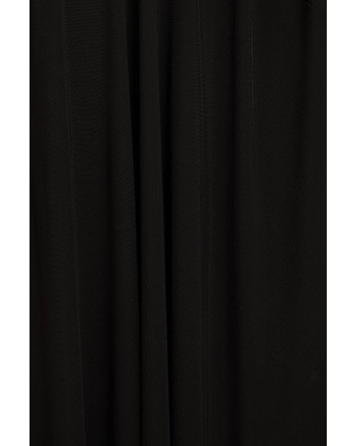 BITE STUDIOS Black Belted Jersey Midi Skirt