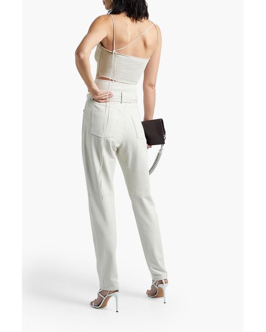 IRO Multicolor Lune Cropped Tie-back Crepe Camisole