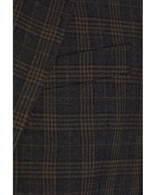 Paul Smith Black Checked Wool-blend Blazer for men