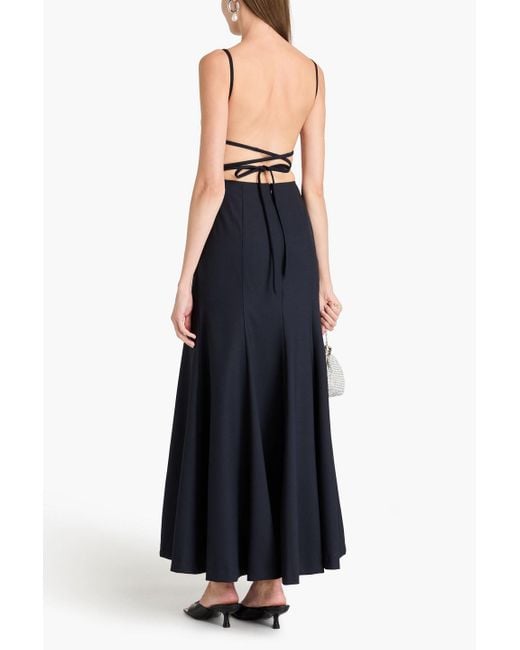 Philosophy Di Lorenzo Serafini Blue Maxikleid aus webstoff
