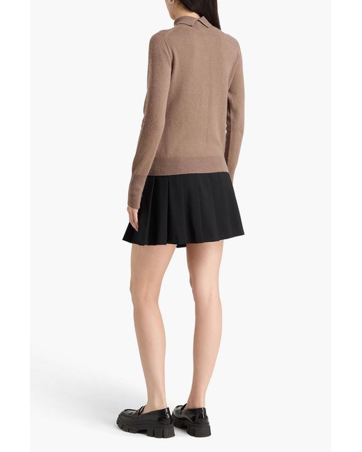 Joseph Brown Cashmere-blend Turtleneck Sweater