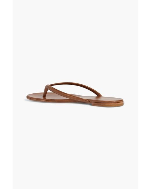 Gianvito Rossi White Calypso Leather Sandals