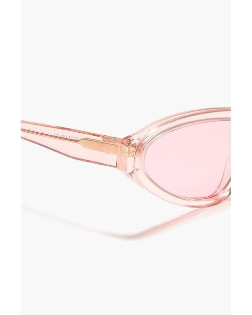 Zimmermann Pink Cat-Eye Acetate Sunglasses