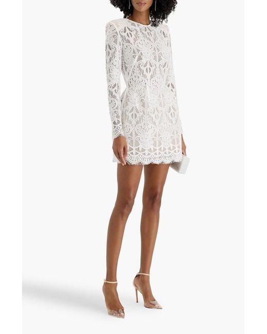casey lace mini dress Casey Mini Dress-White bequeendress