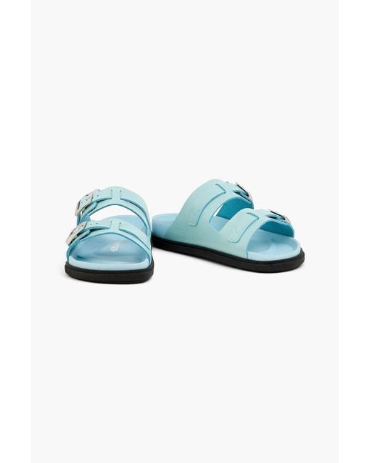Birkenstock Blue St. Barths Leather Sandals
