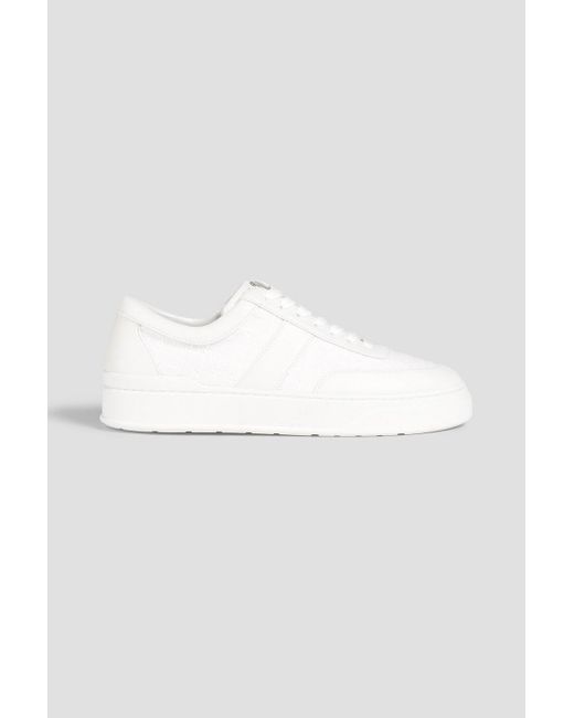 stuart weitzman daryl leather sneakers