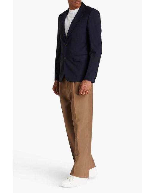 Sandro Blue Wool-blend Blazer for men